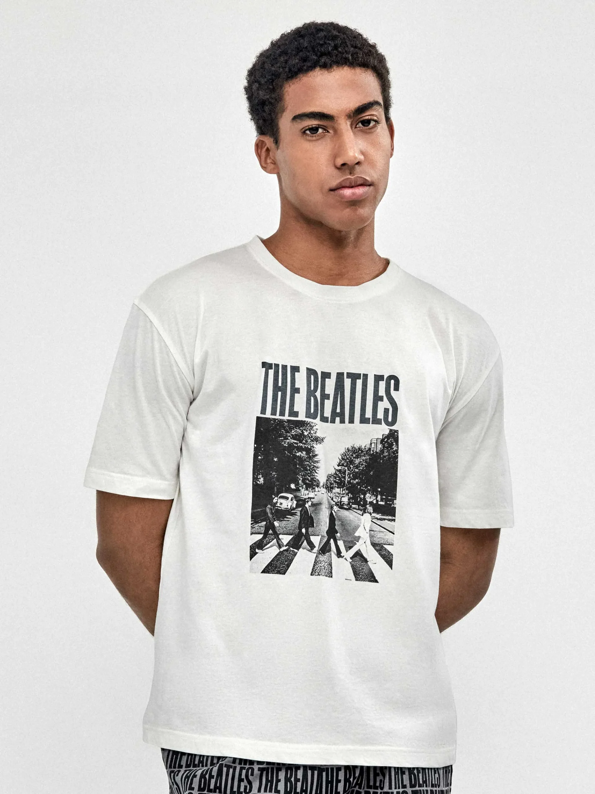 Pijama Gisela hombre manga corta estampado "The Beatles" 20413